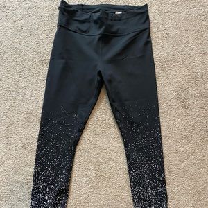 Athleta Leggings 7/8 Length- Black- Size Medium